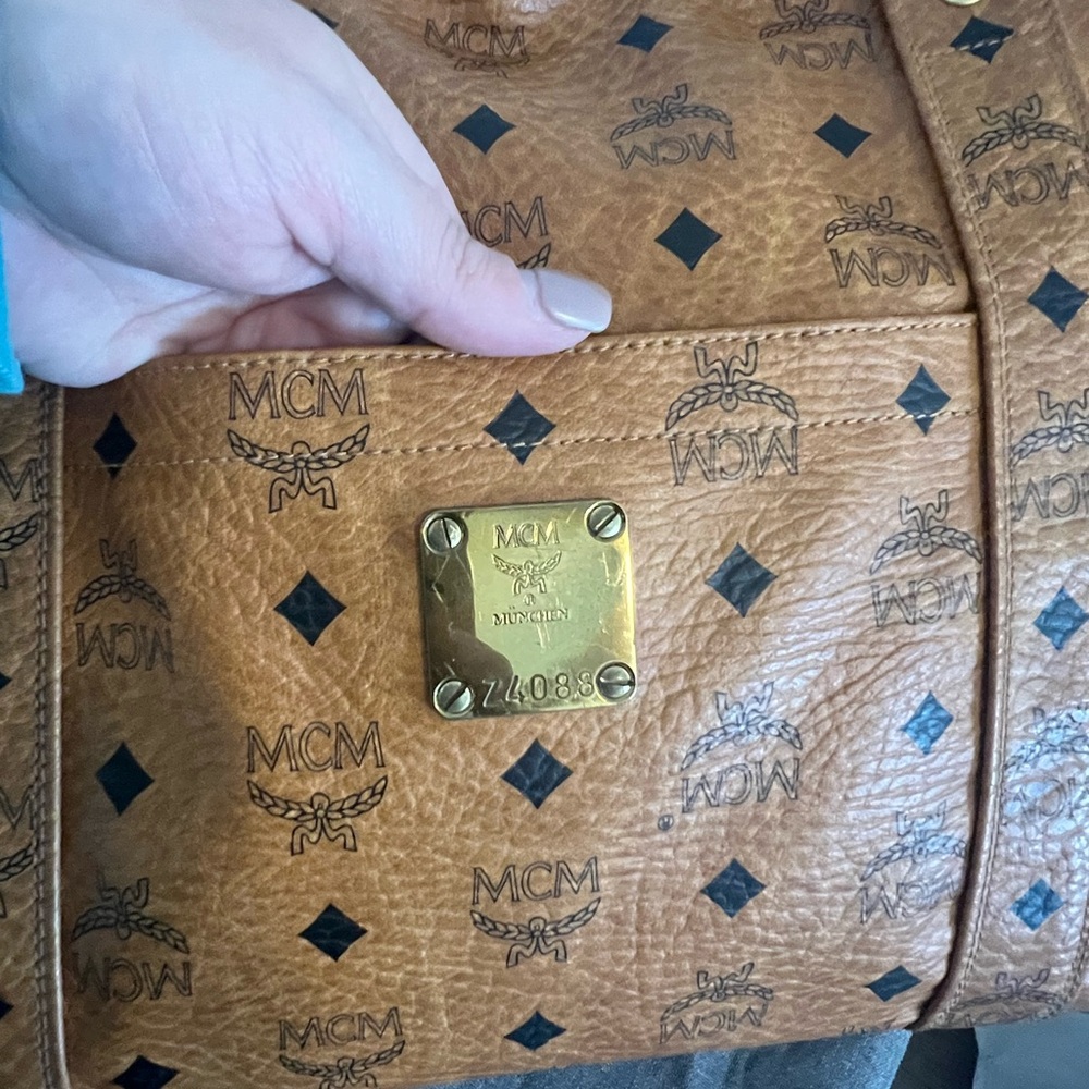 MCM Cognac Tote Bag - Picture 4 of 12